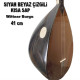 SİYAH BEYAZ ÇİZGİLİ MÜHENDİSLİK ÜRÜNÜ BAĞLAMA  41 cm 