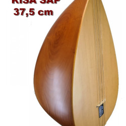 Oyma Kestane Bağlama (sarı renk boyalı )Kısa sap 37,5 cm Oyma Kestane Bağlama (sarı renk boyalı )Kısa sap 37,5 cm