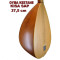 Oyma Kestane Bağlama (sarı renk boyalı )Kısa sap 37,5 cm