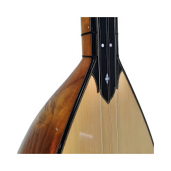 Uzun Sap Bağlama Oyma Dut  41 cm. Uzun Sap Bağlama Oyma Dut  41 cm.