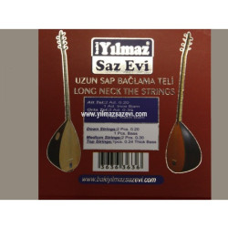 Boncuklu  Çelik Uzun Sap Bağlama Teli Boncuklu  Çelik Uzun Sap Bağlama Teli